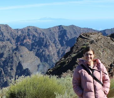 Photo of Graciela in the mountains