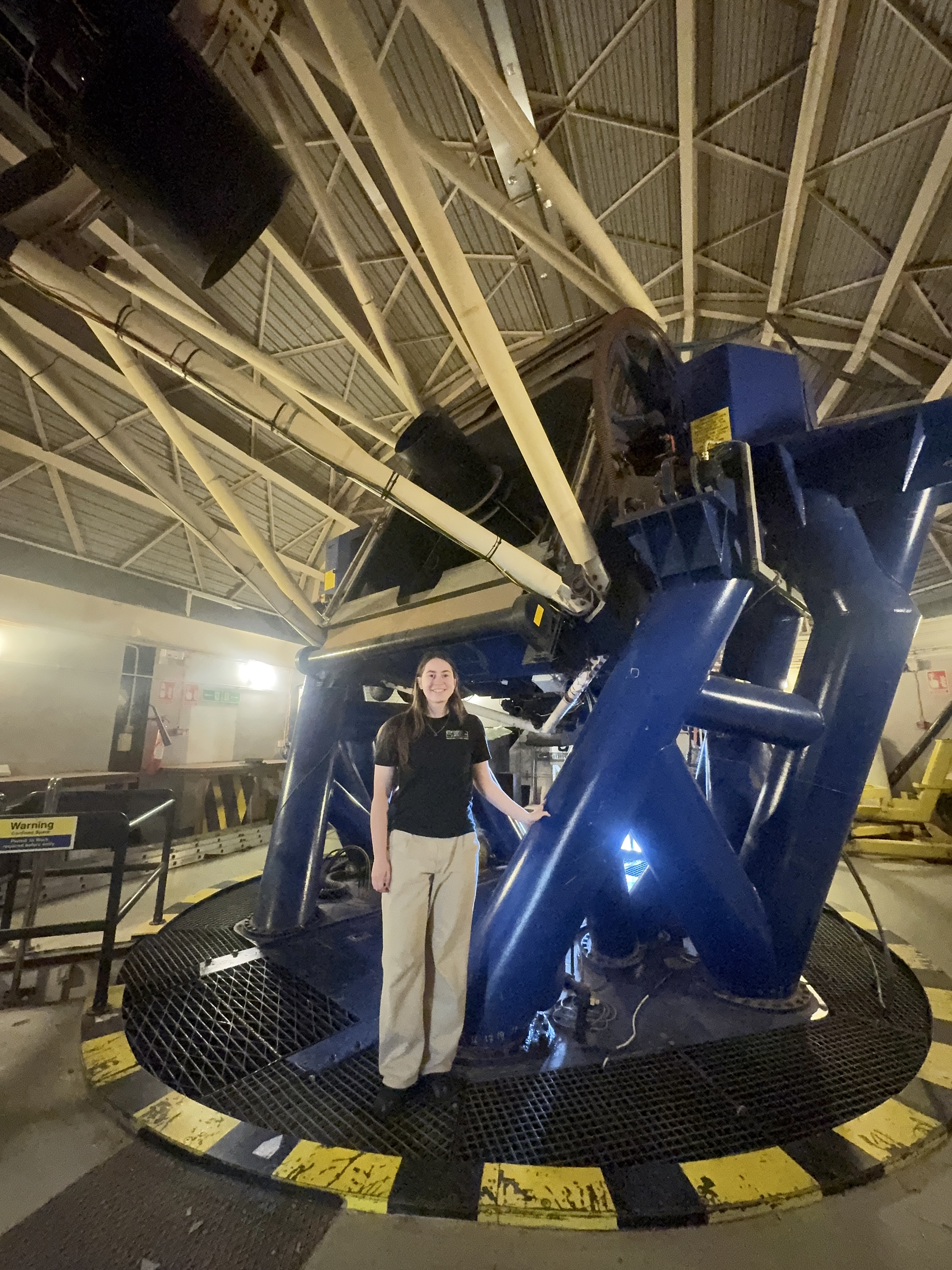 Photo of Beth at the Liverpool Telescope